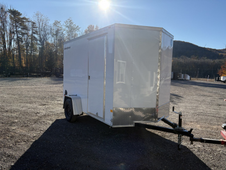 New 2026 WELLS CARGO 6x10 6'6  Interior Height Fasttrac Deluxe Cargo / Enclosed Trailer w/Ramp Door