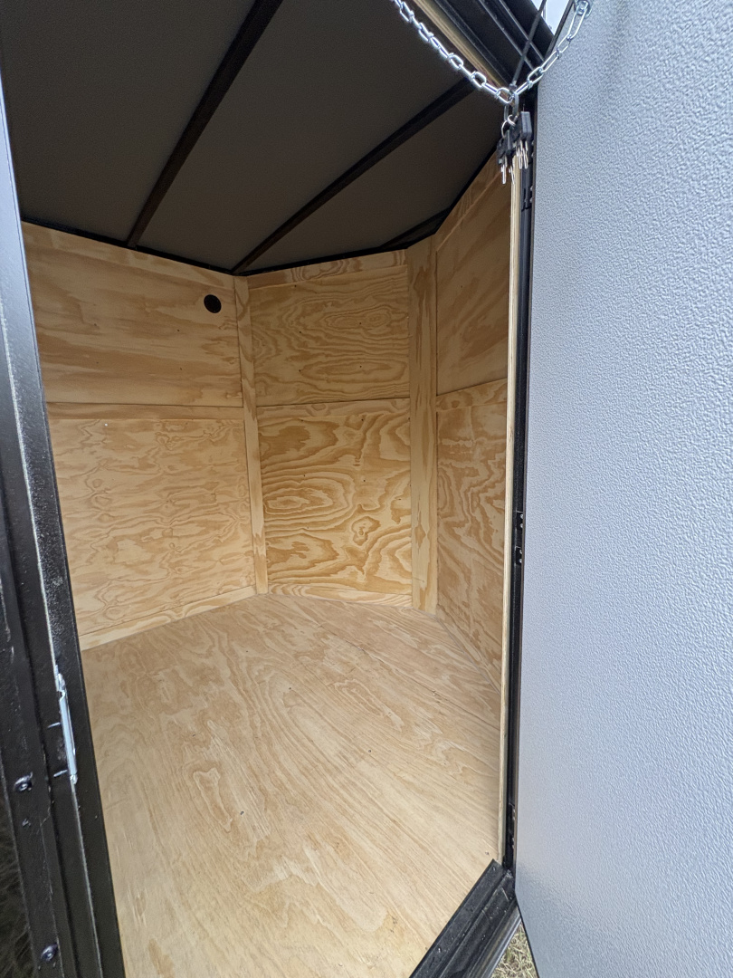 New 2026 Cargo United 7x16TA 7' Tall Rear Wing Spoiler .080 PolyCor Blackout Edition Cargo / Enclosed Trailer