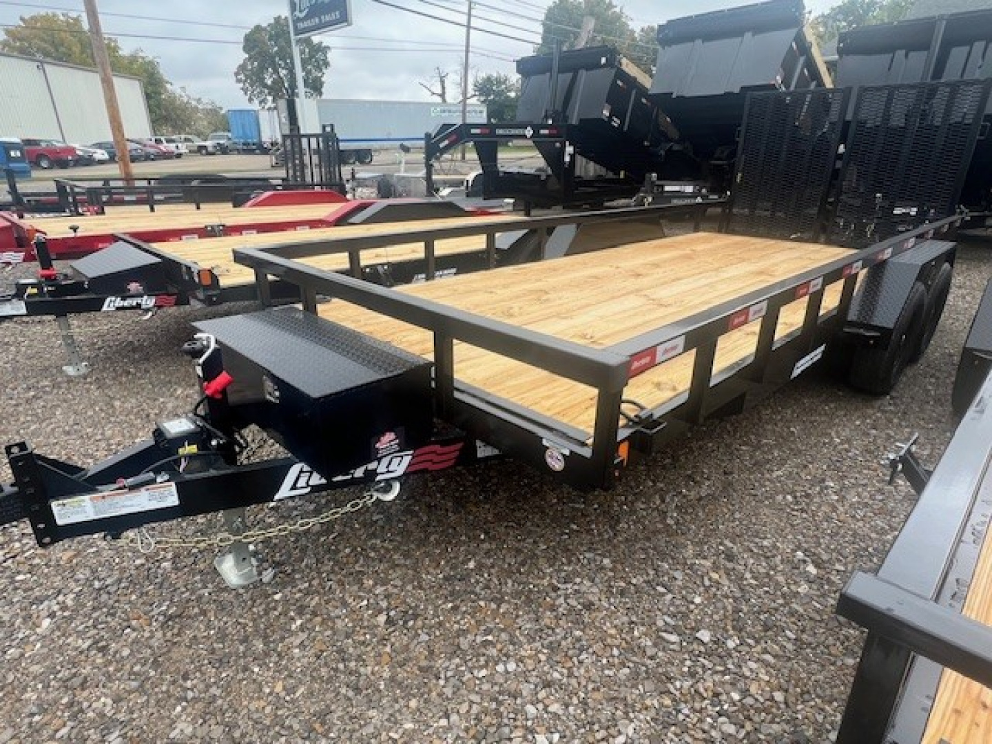 New 2026 Liberty 83x16+2 10K HD Gate Utility Trailer