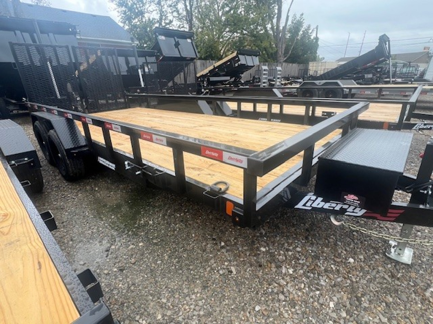 New 2026 Liberty 83x16+2 10K HD Gate Utility Trailer