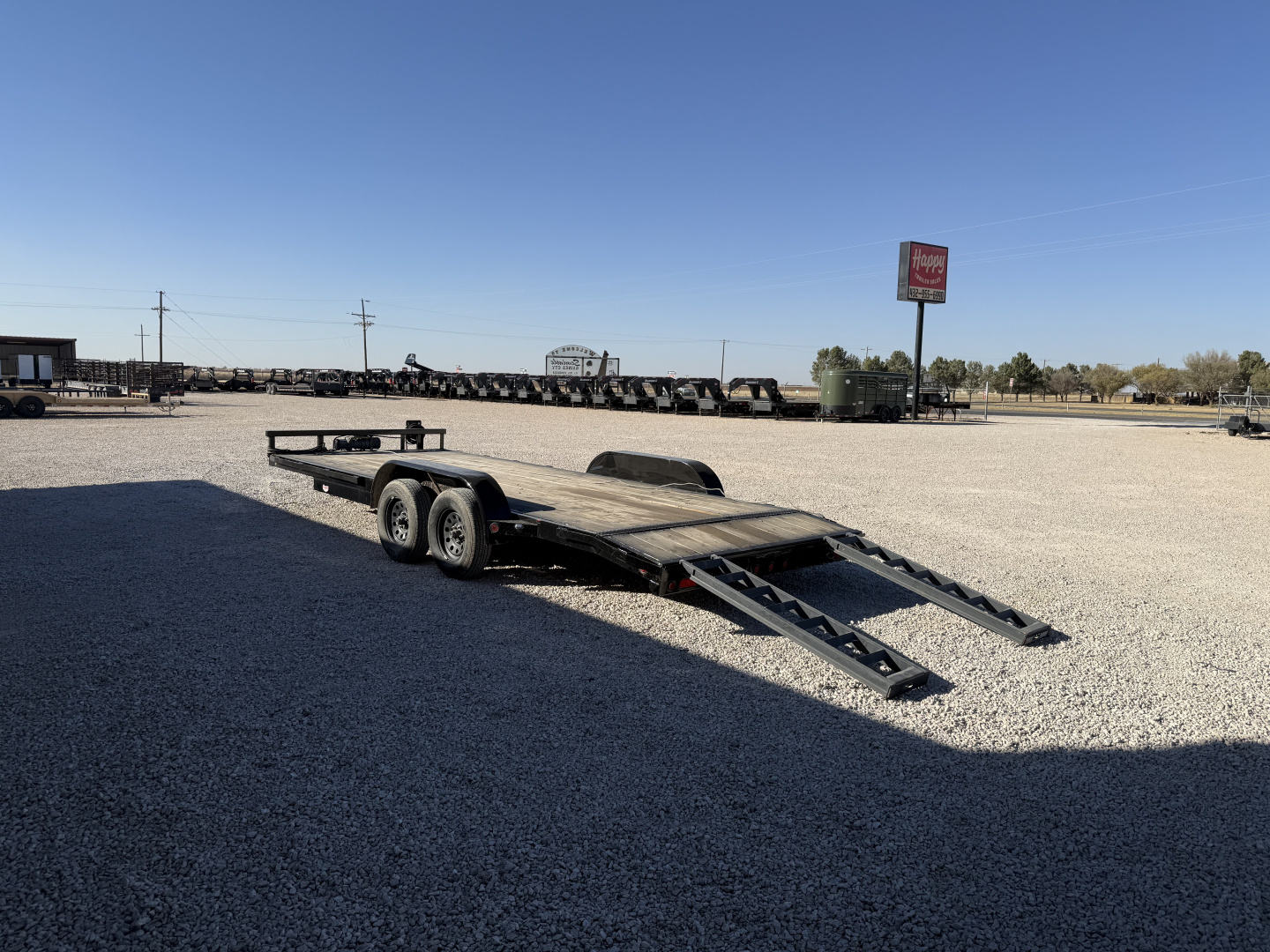 Used 2024 East Texas Trailers 83"x20' Car Hauler