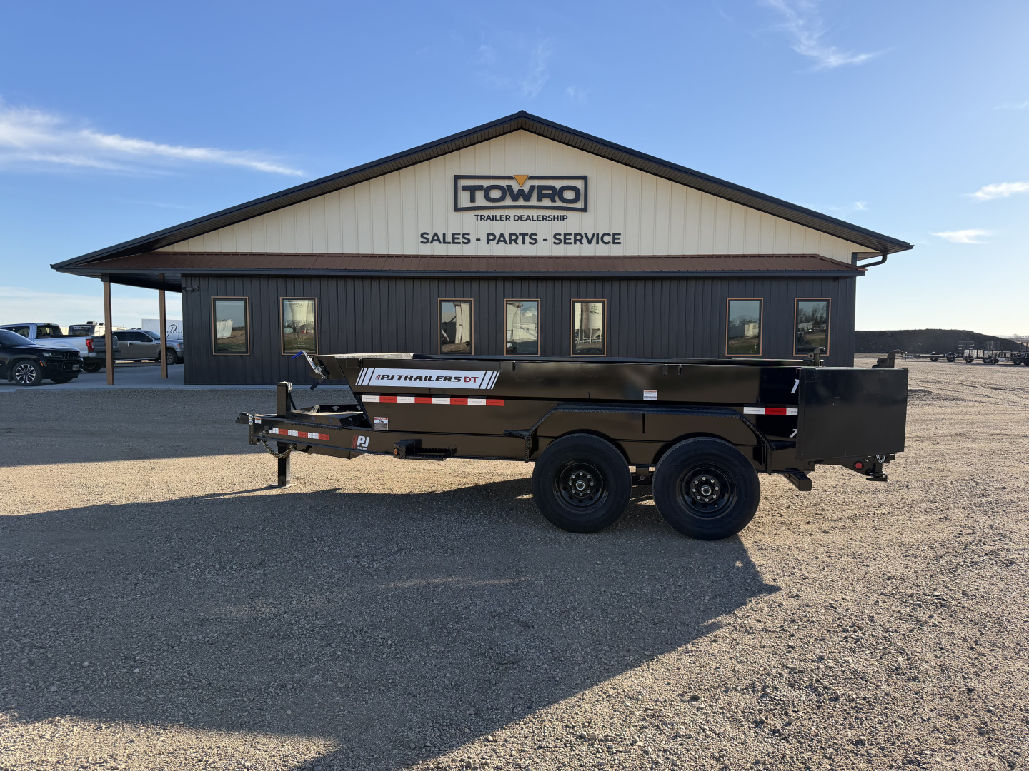 New 2026 PJ Trailers DT1 14x83 Telescopic Dump Dump Trailer