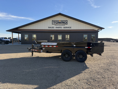 New 2026 PJ Trailers DT1 14x83 Telescopic Dump Dump Trailer