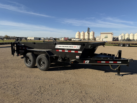 New 2026 PJ Trailers DT1 14x83 Telescopic Dump Dump Trailer