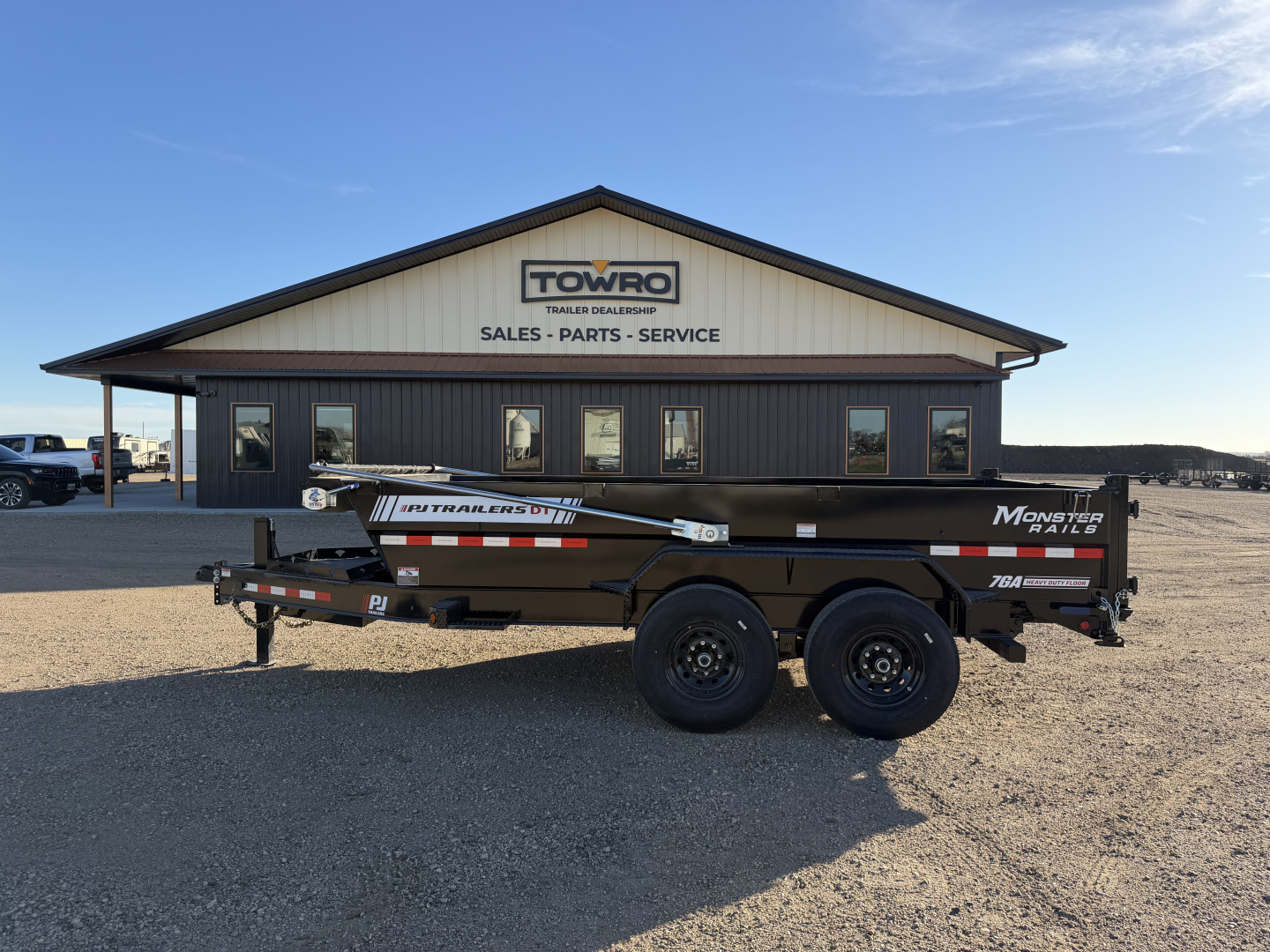 New 2026 PJ Trailers DT1 14x83 Telescopic Dump Voyager Dump Trailer