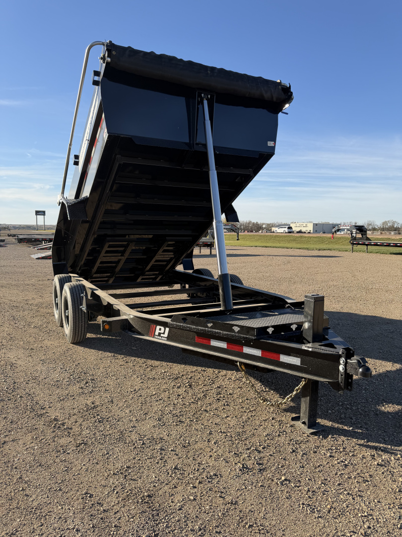 New 2026 PJ Trailers DT1 14x83 Telescopic Dump Voyager Dump Trailer