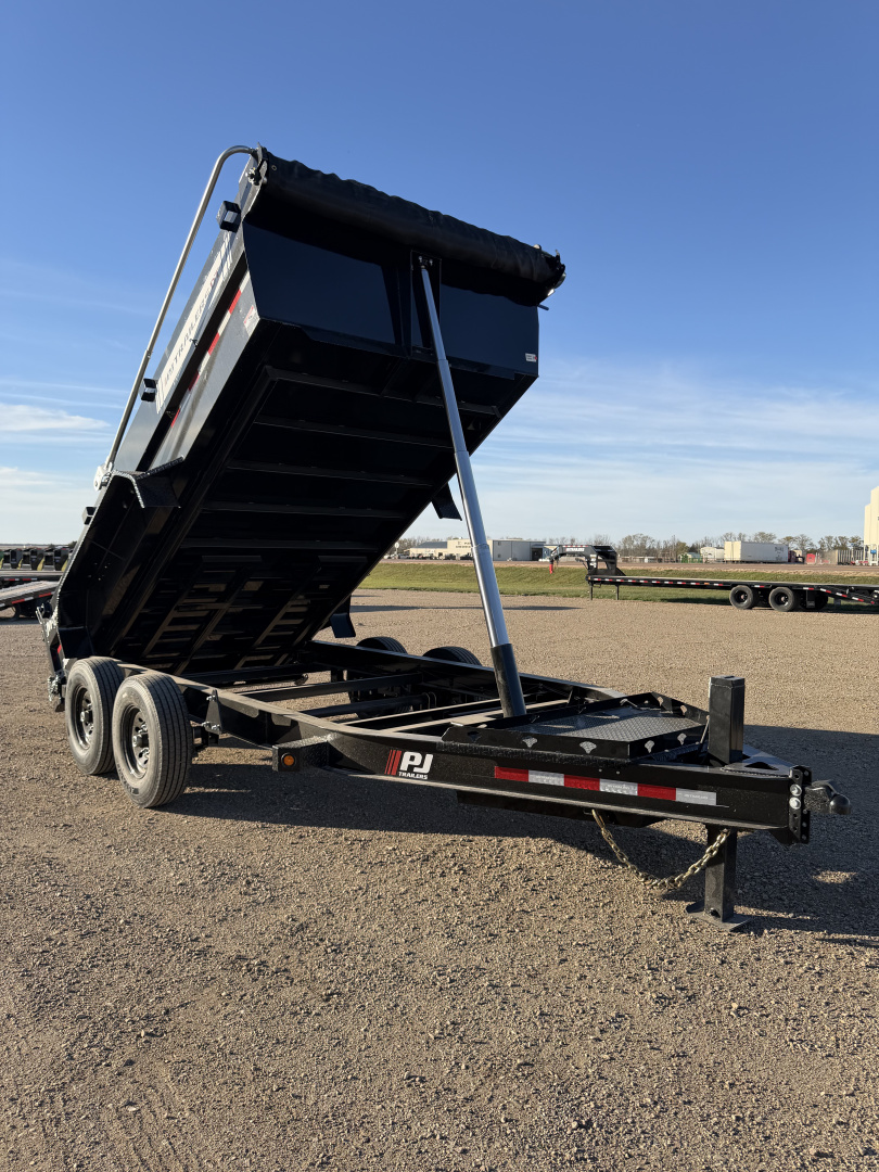 New 2026 PJ Trailers DT1 14x83 Telescopic Dump Voyager Dump Trailer
