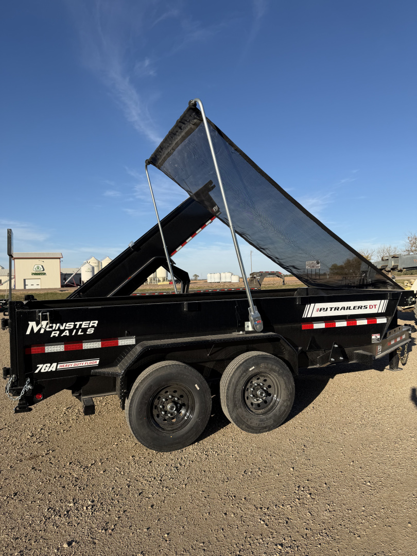 New 2026 PJ Trailers DT1 14x83 Telescopic Dump Voyager Dump Trailer