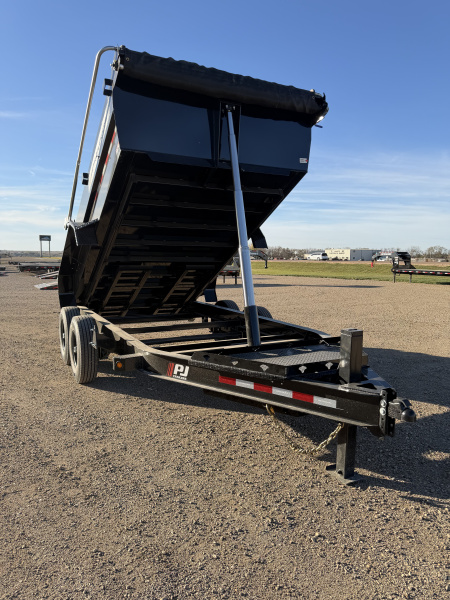 New 2026 PJ Trailers DT1 14x83 Telescopic Dump Voyager Dump Trailer