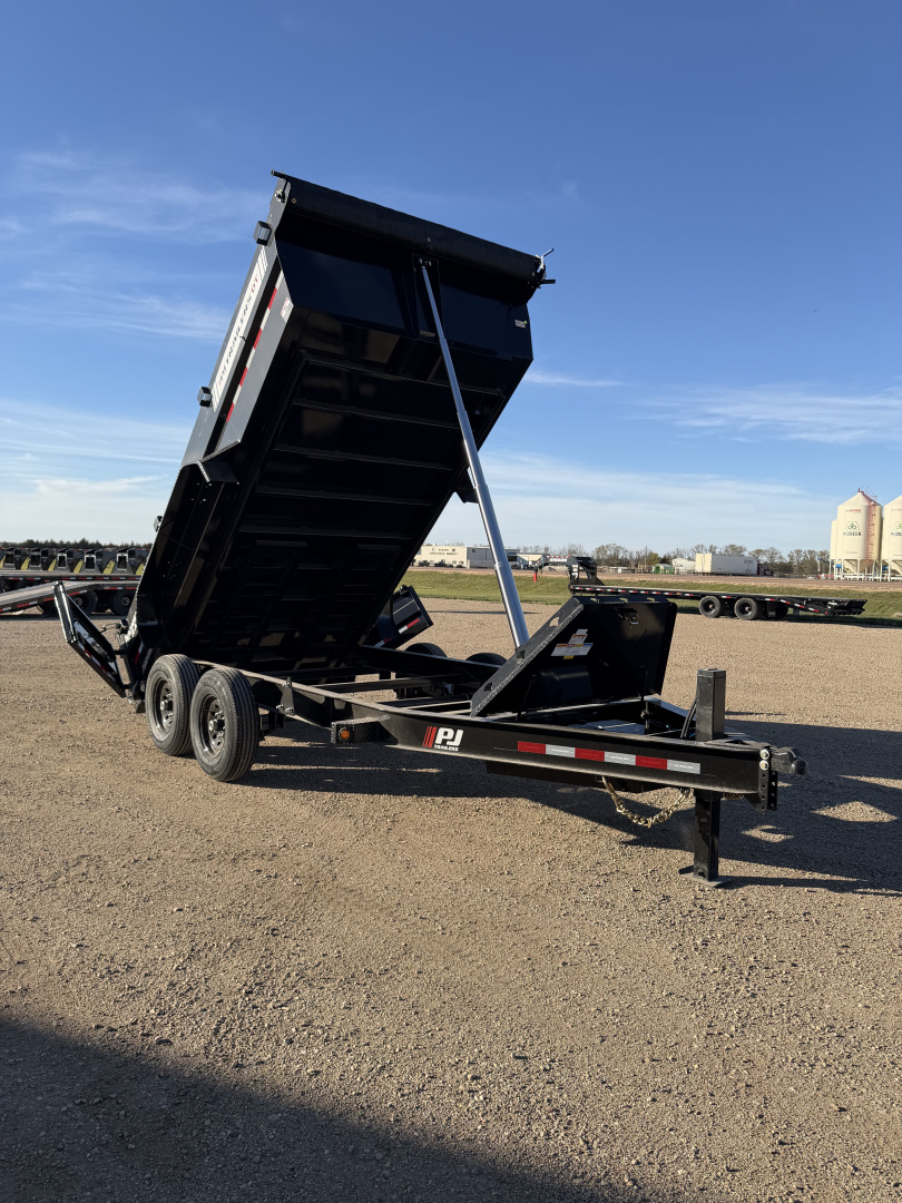 New 2026 PJ Trailers DT1 14x83 Telescopic Dump Dump Trailer
