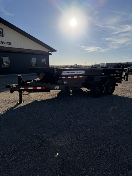 New 2026 PJ Trailers DT1 14x83 Telescopic Dump Dump Trailer