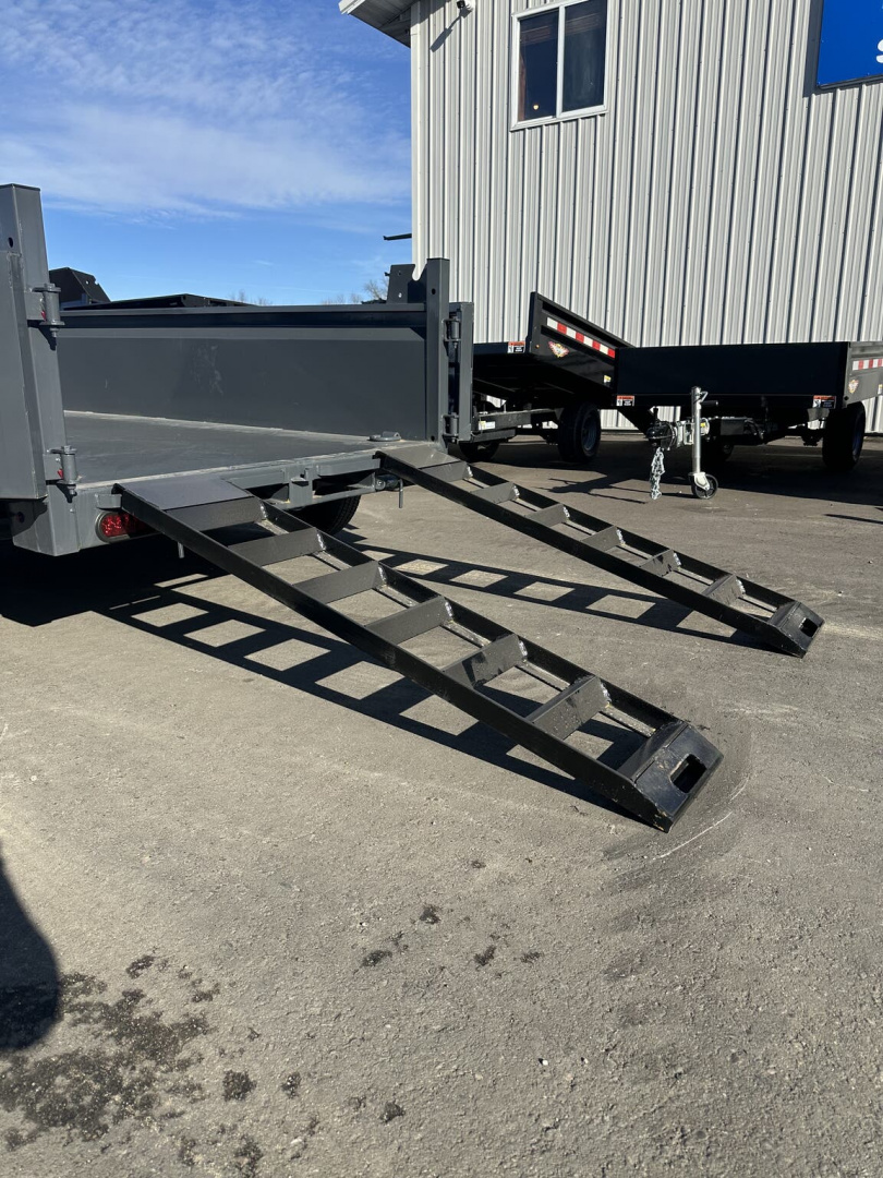 New DCB 5X10 7K DUMP TRAILER - GRAY