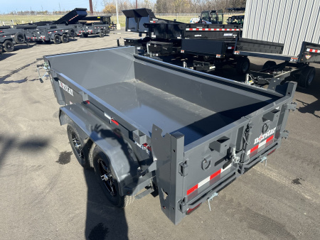 New DCB 5X10 7K DUMP TRAILER - GRAY