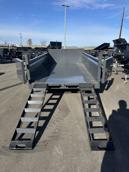 New DCB 5X10 7K DUMP TRAILER - GRAY