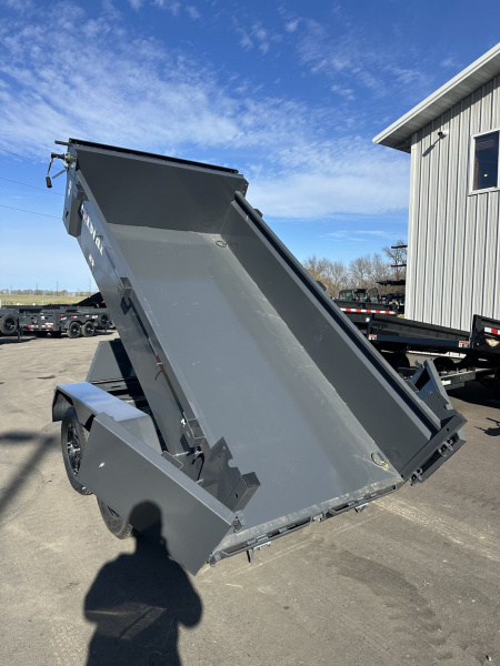 New DCB 5X10 7K DUMP TRAILER - GRAY