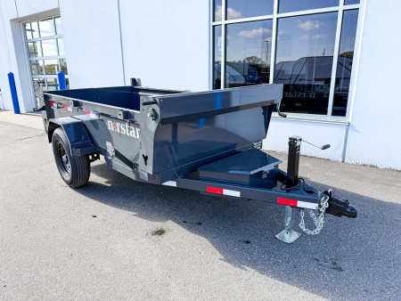 New DCB 5X10 7K SINGLE AXLE DUMP TRAILER - GRAY