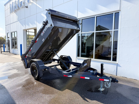 New DCB 5X10 7K SINGLE AXLE DUMP TRAILER - GRAY