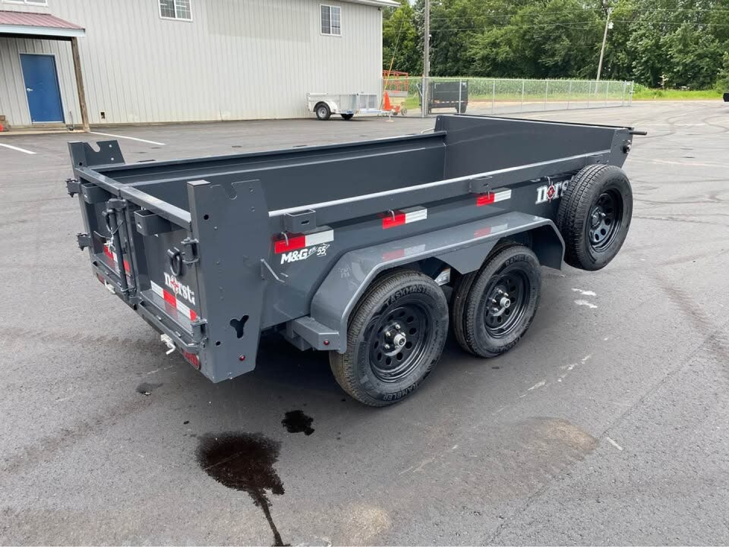 New DCB 5X10 7K DUMP TRAILER - GRAY