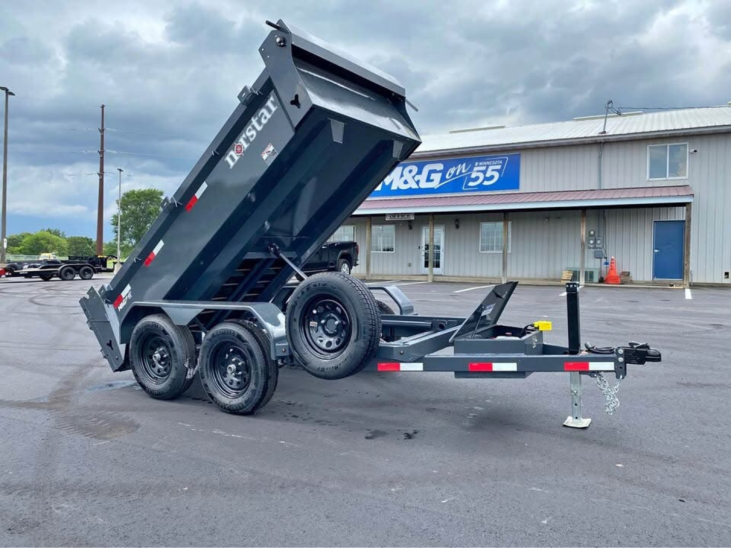 New DCB 5X10 7K DUMP TRAILER - GRAY