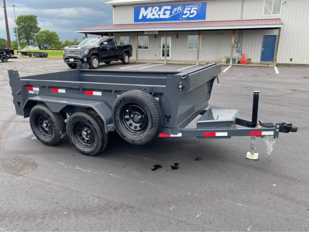 New DCB 5X10 7K DUMP TRAILER - GRAY