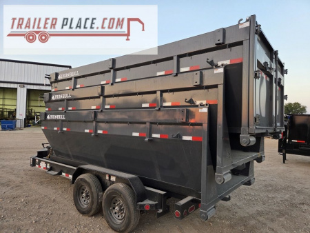 New 2026 IRON BULL 83"X16'x 4' ROLL OFF DUMP PACKAGE W/ WINCH AND 3 R