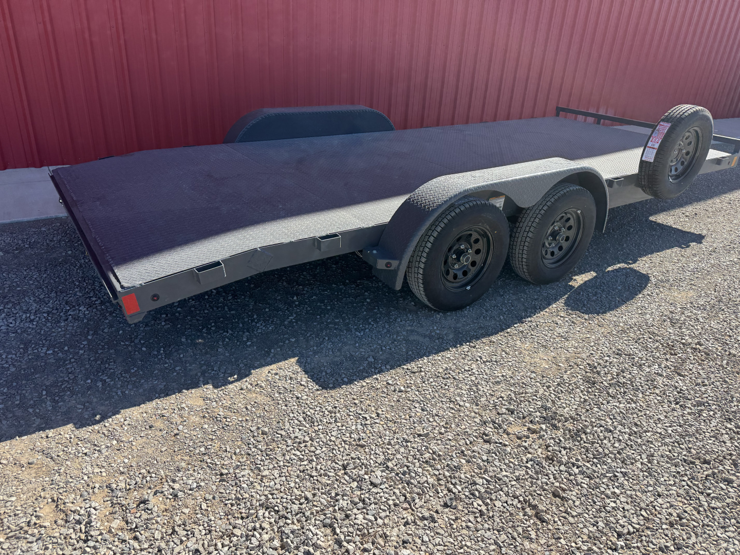 New 2026 Lamar Trailers 83X18 CE 7K STEEL DECK CAR HAULER W-PLATE Car Hauler