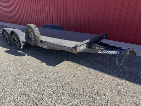 New 2026 Lamar Trailers 83X18 CE 7K STEEL DECK CAR HAULER W-PLATE Car Hauler