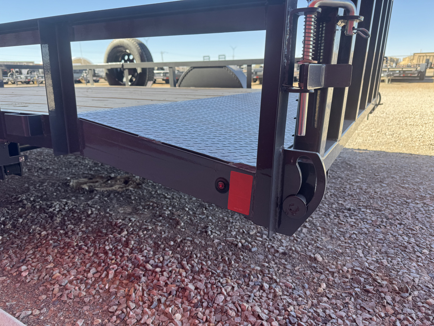 New 2026 Lamar Trailers 83X12 UC S/A FOLD-IN GATE Utility Trailer