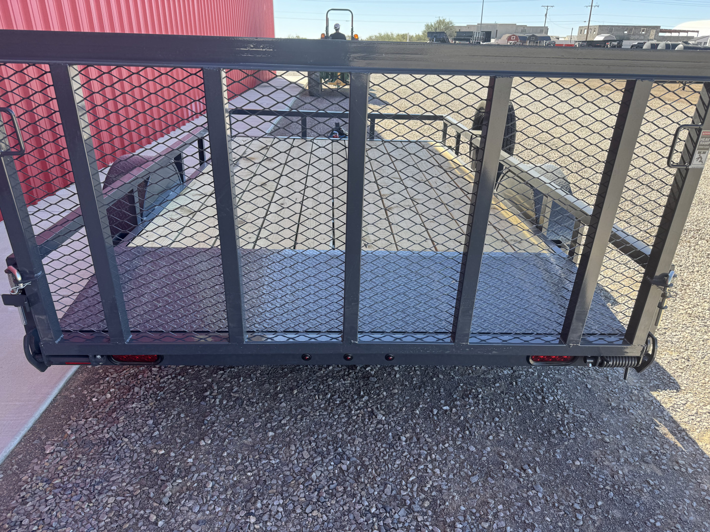 New 2026 Lamar Trailers 83X12 UC S/A FOLD-IN GATE Utility Trailer