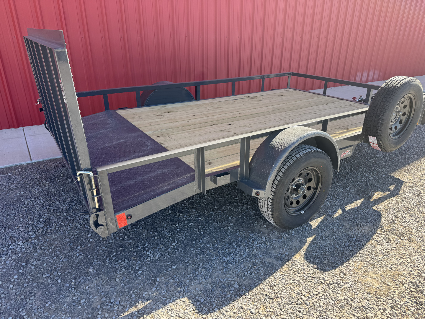 New 2026 Lamar Trailers 83X12 UC S/A FOLD-IN GATE Utility Trailer