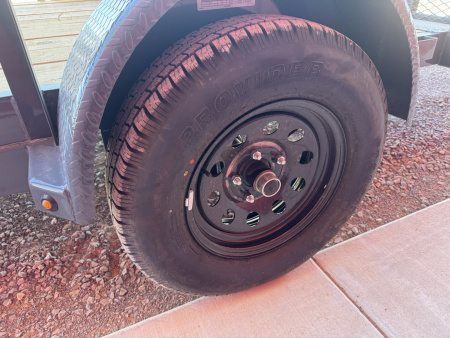 New 2026 Lamar Trailers 83X12 UC S/A FOLD-IN GATE Utility Trailer