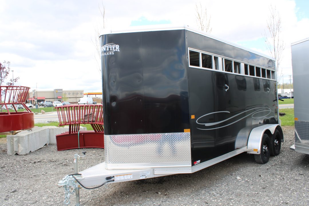 New 2026 Frontier Trailers 3 HORSE Stock / Stock Combo Trailer