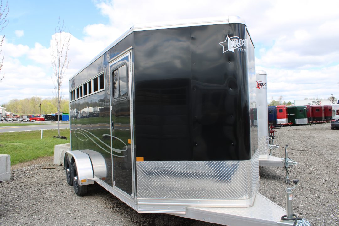 New 2026 Frontier Trailers 3 HORSE Stock / Stock Combo Trailer