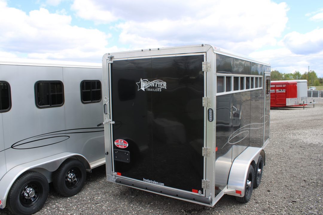 New 2026 Frontier Trailers 3 HORSE Stock / Stock Combo Trailer