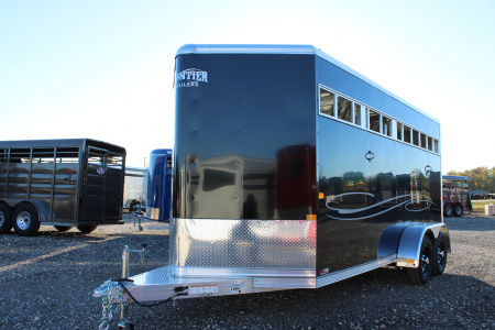 New 2026 Frontier Trailers 3 HORSE Stock / Stock Combo Trailer