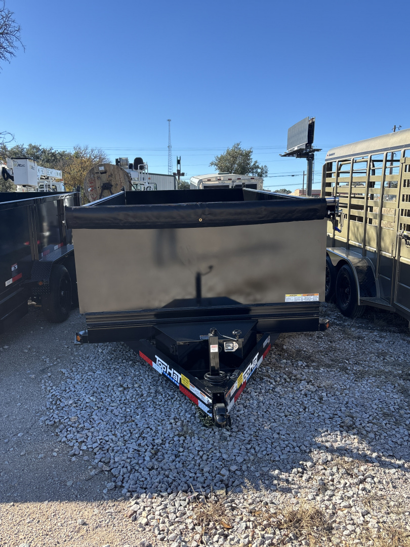New 2026 Top Hat Trailers de14 Dump Trailer