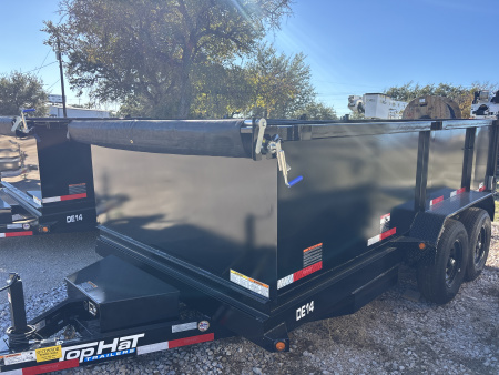 New 2026 Top Hat Trailers de14 Dump Trailer