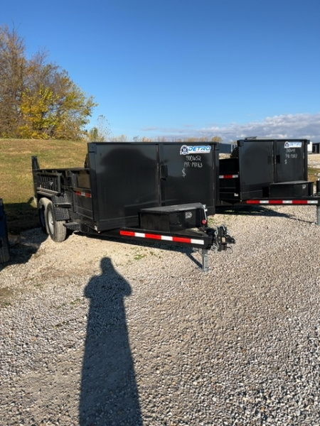 New 2025 Pratt Industries 83  x 14' 14K Dual Ram Dump Trailer