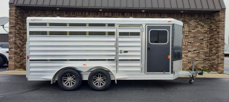 Used 2019 Exiss Trailers 6 Pen Livestock Trailer