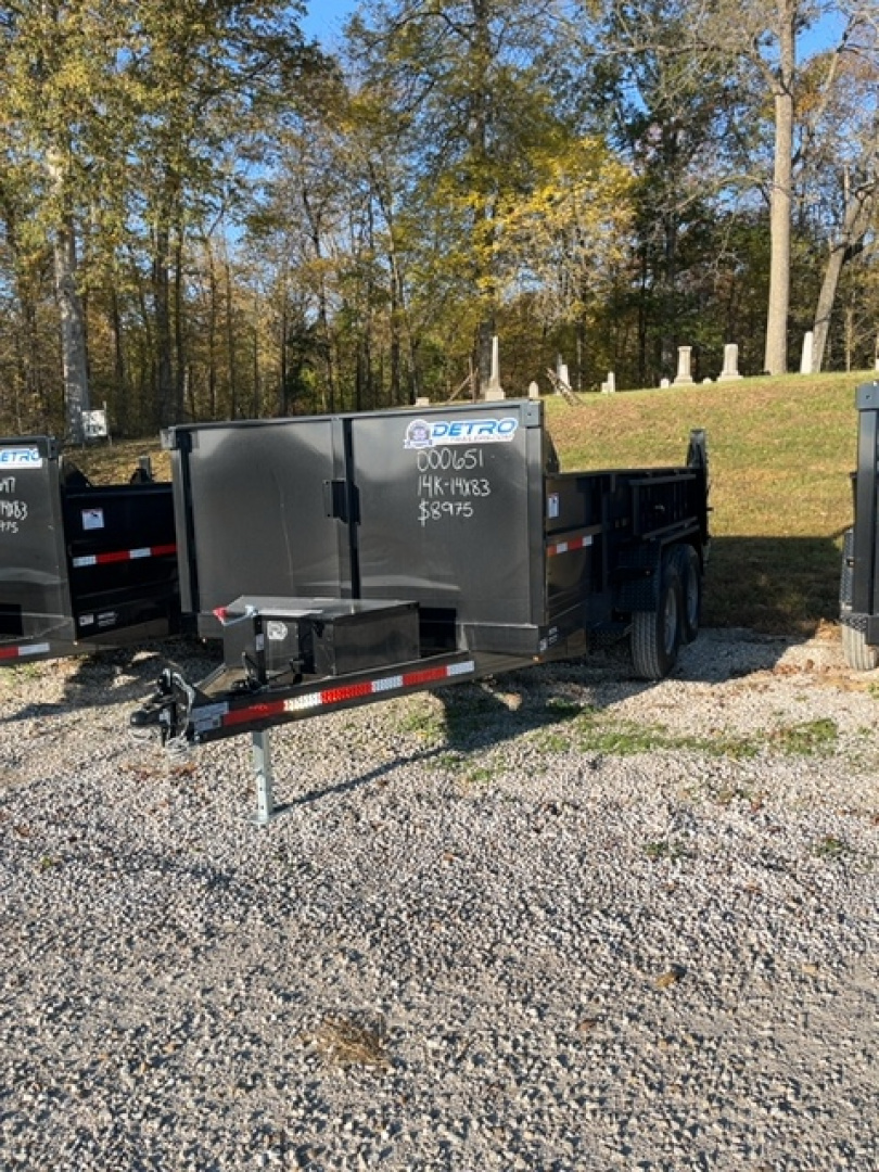 New 2025 Pratt Industries 83" x 14' 14K Dual Ram Dump Trailer