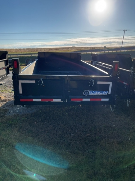 New 2025 Pratt Industries 83" x 14' 14K Dual Ram Dump Trailer