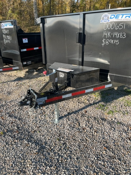 New 2025 Pratt Industries 83" x 14' 14K Dual Ram Dump Trailer