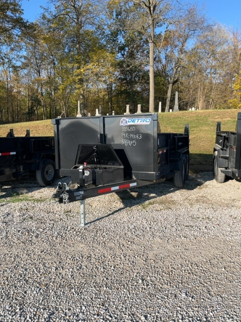 New 2025 Pratt Industries 83" x 14' 14K Dual Ram Dump Trailer