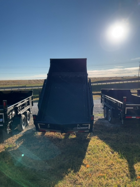 New 2025 Pratt Industries 83" x 14' 14K Dual Ram Dump Trailer