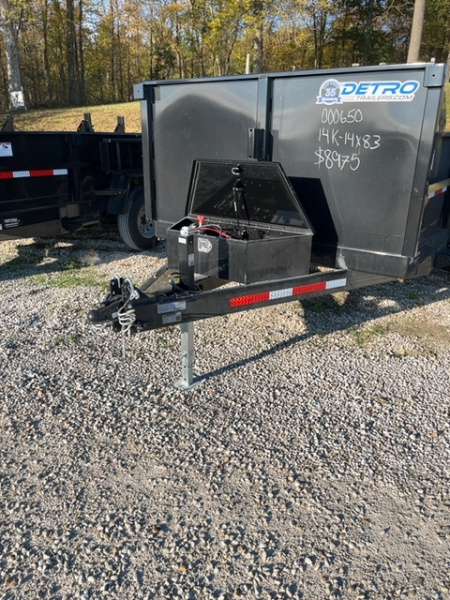 New 2025 Pratt Industries 83" x 14' 14K Dual Ram Dump Trailer