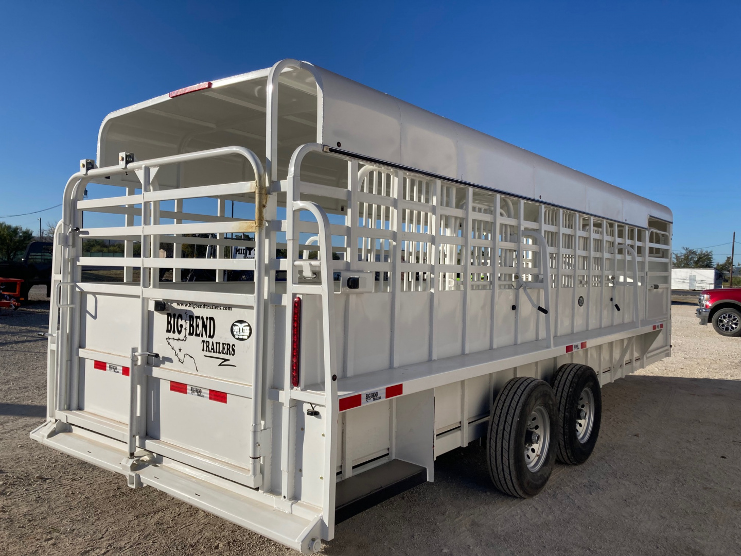 New 2026 Big Bend 24' X 6.8' Stock Trailer/ Swing/ Slider Gate