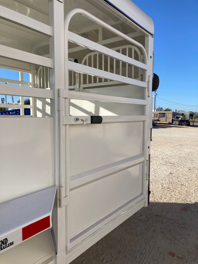 New 2026 Big Bend 24' X 6.8' Stock Trailer/ Swing/ Slider Gate