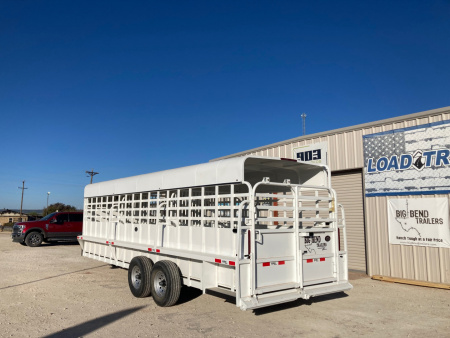 New 2026 Big Bend 24' X 6.8' Stock Trailer/ Swing/ Slider Gate
