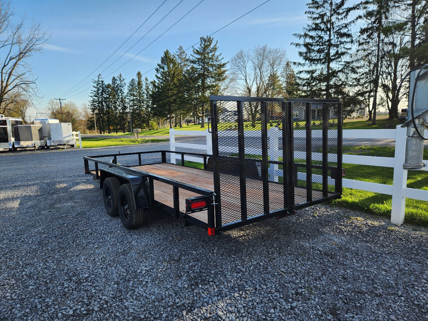 New 2026 BWISE UT7 82x16 7K Tandem Axle Utility Trailer
