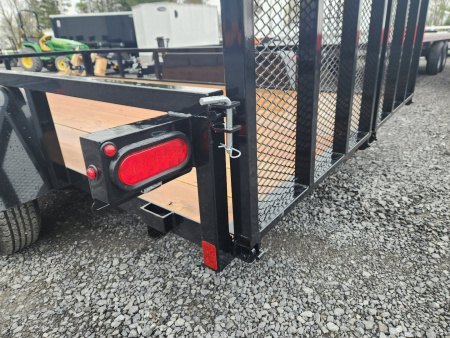 New 2026 BWISE UT7 82x16 7K Tandem Axle Utility Trailer